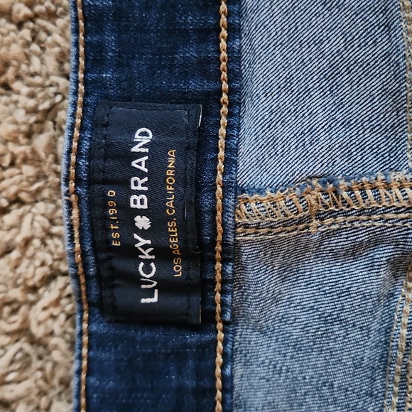 Lucky Brand Ava Skinny Dark Denim Jeans - Picture 4 of 10